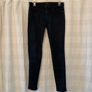 Black washed Joe’s skinny jeans